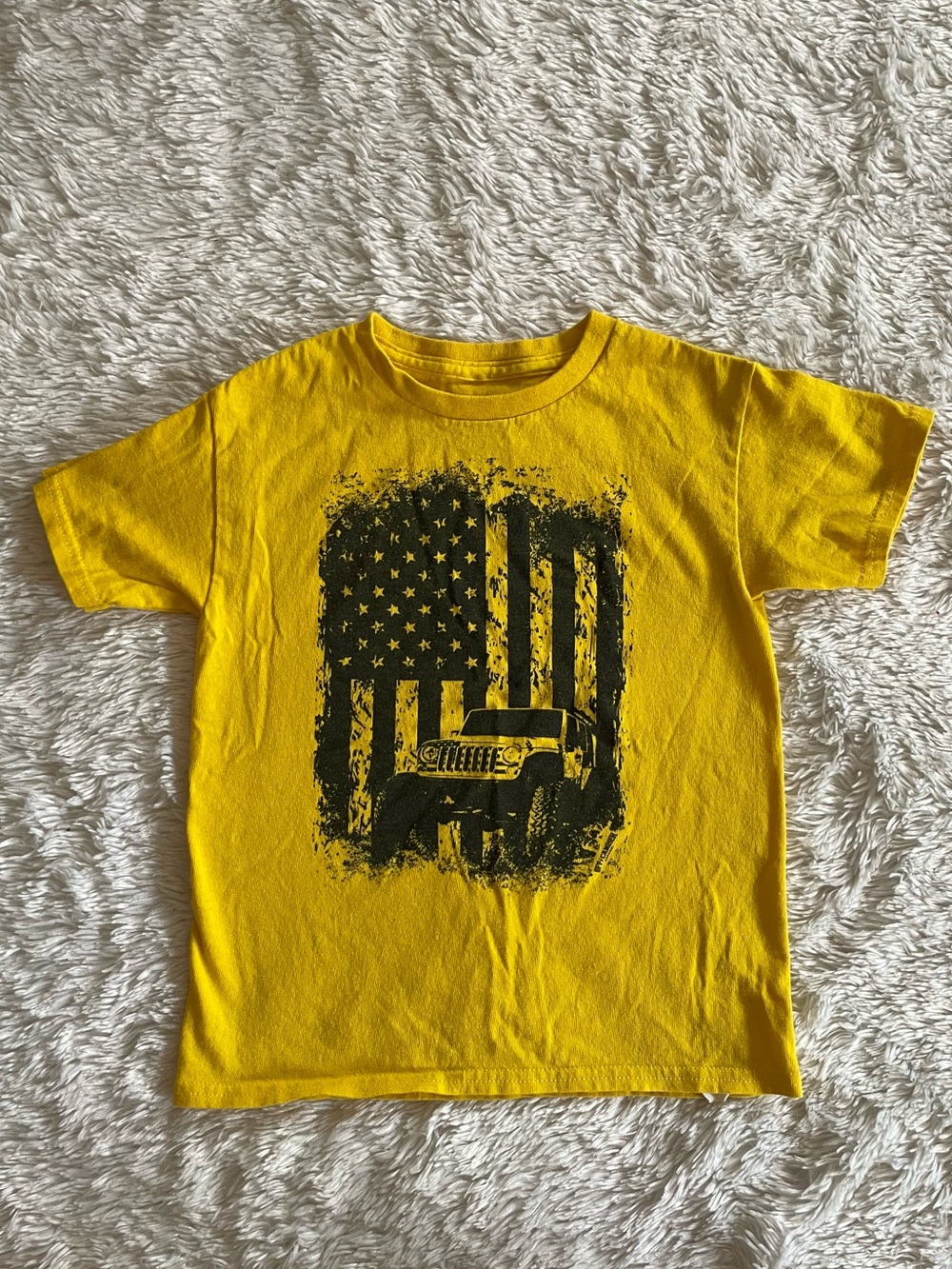 yellow jeep tee
